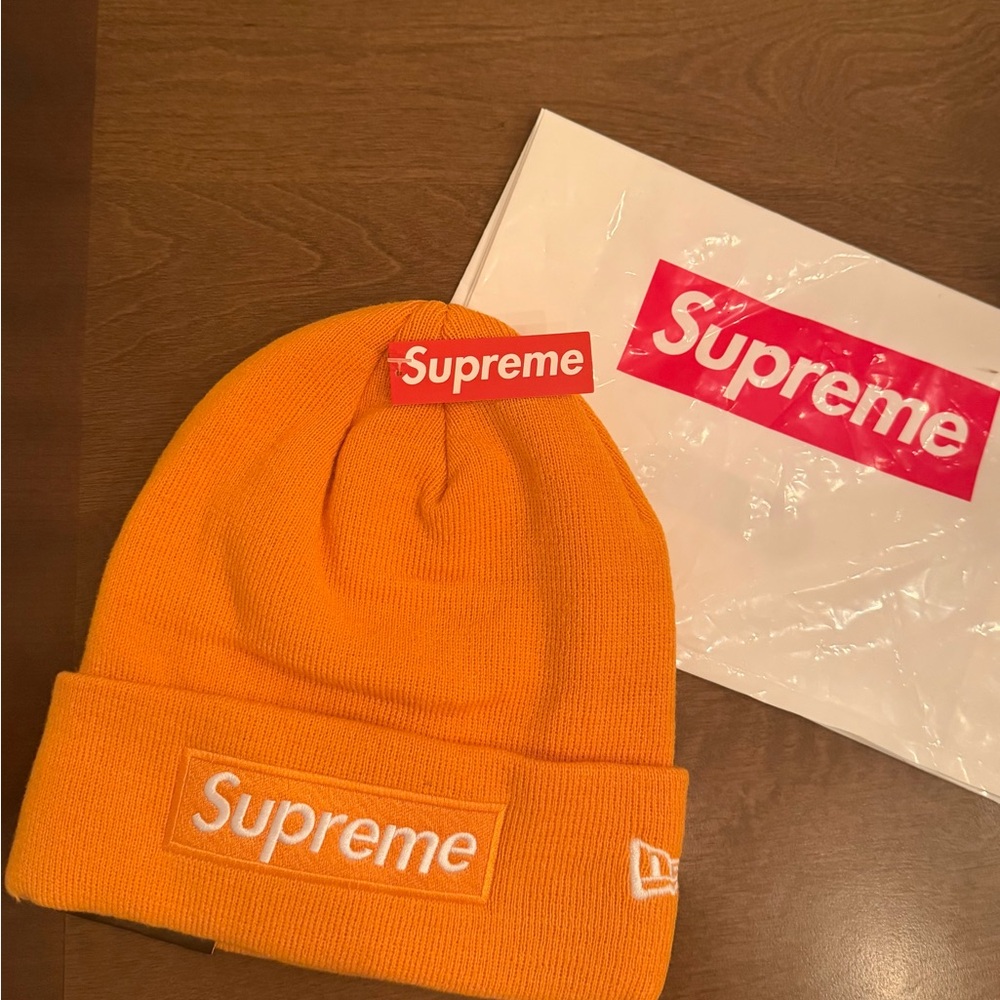 Supreme Bright Orange Knit Hat